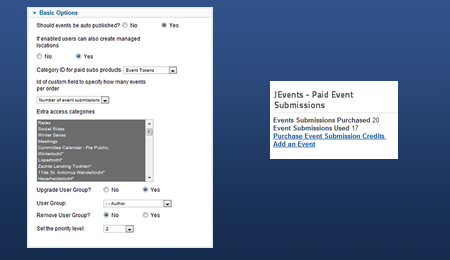 jevents paid subs features small