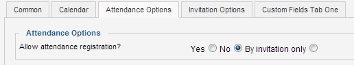 rsvp pro event attendance options