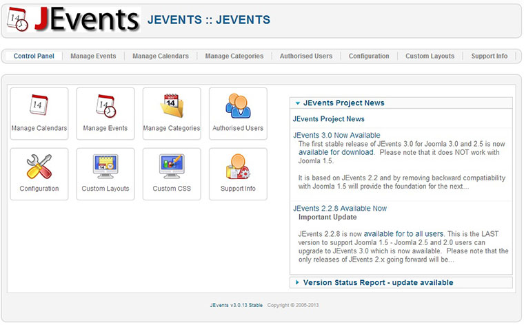 Download Jevents Component Joomla 2.5