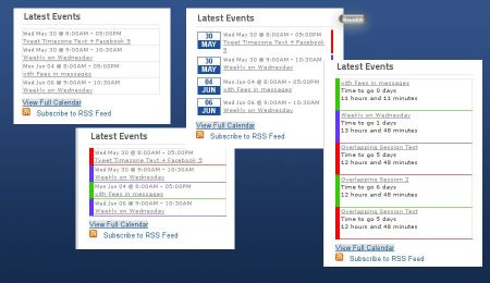 Latest Events Module
