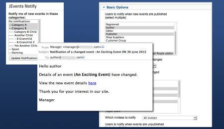 New & Changed Event Notifications