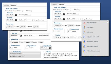 Sophisticated Repeat and Exceptions